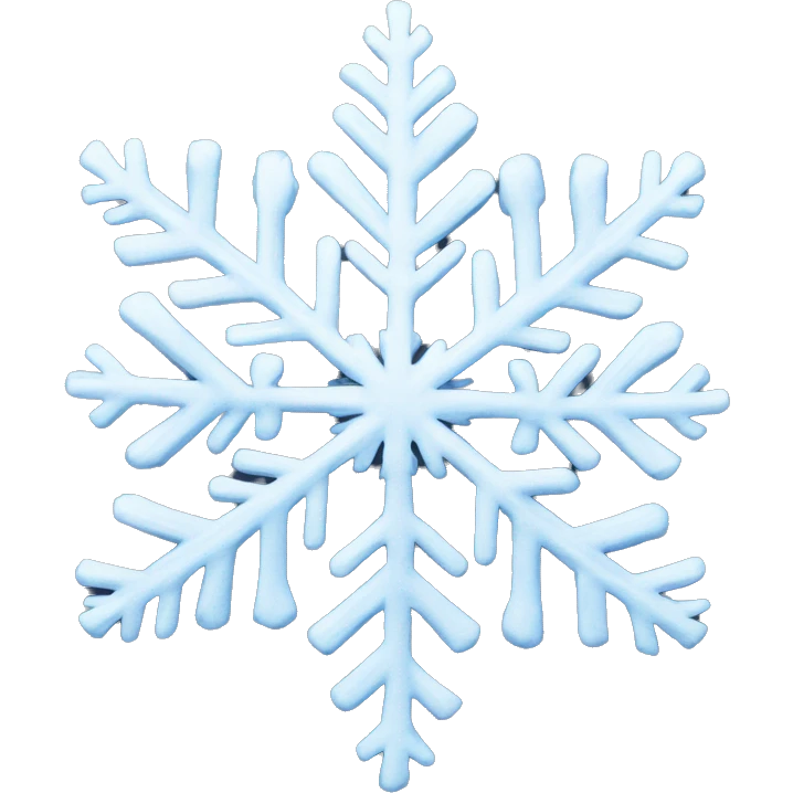 Snow flake emoji