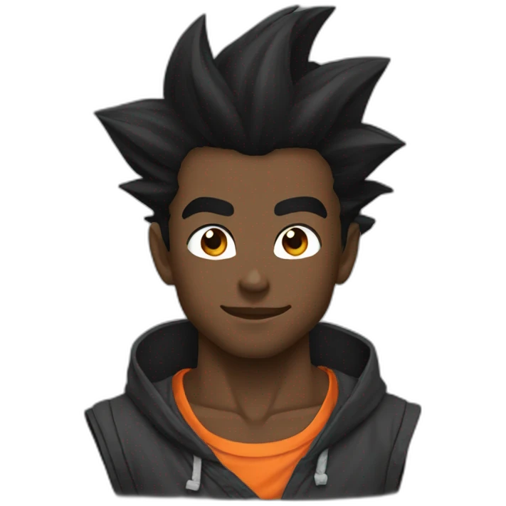 Black Goku emoji