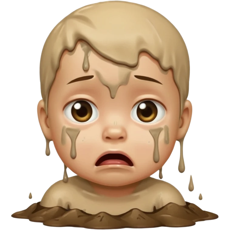 A baby that feels disgusting emoji