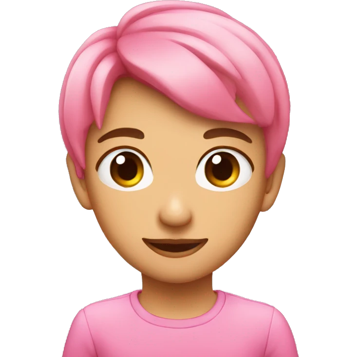 Moño rosado  emoji