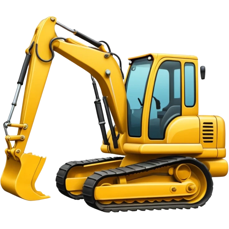 A backhoe emoji