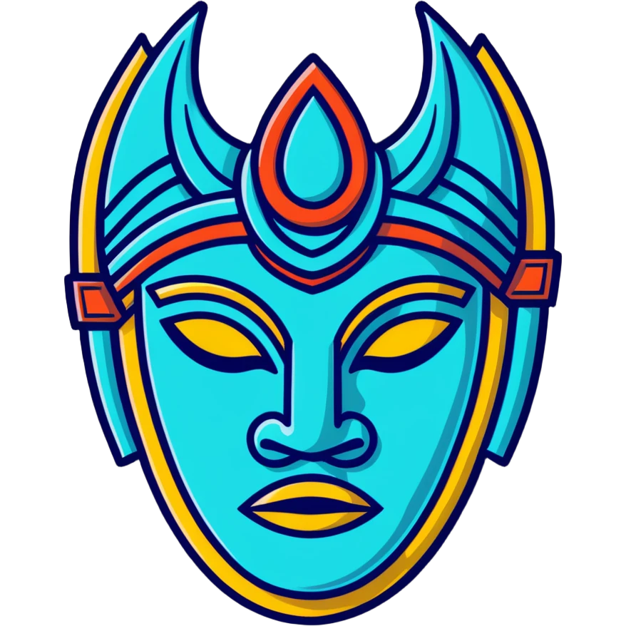 Anunnaki mask emoji