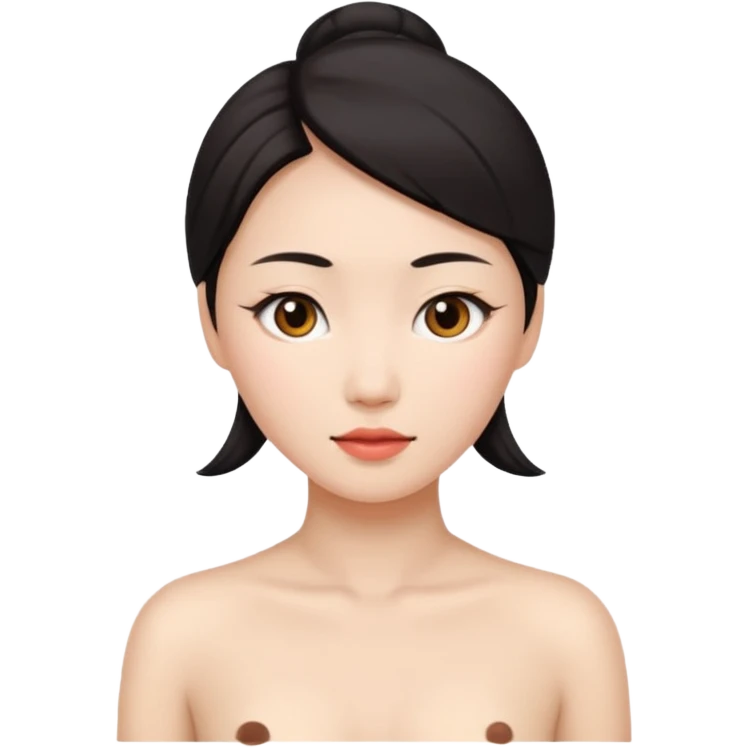 Голая китаянка  emoji