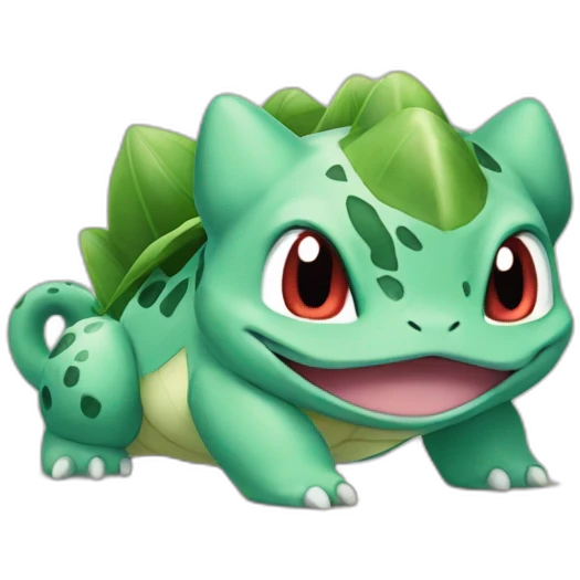 Bulbasaur pokemon serious emoji