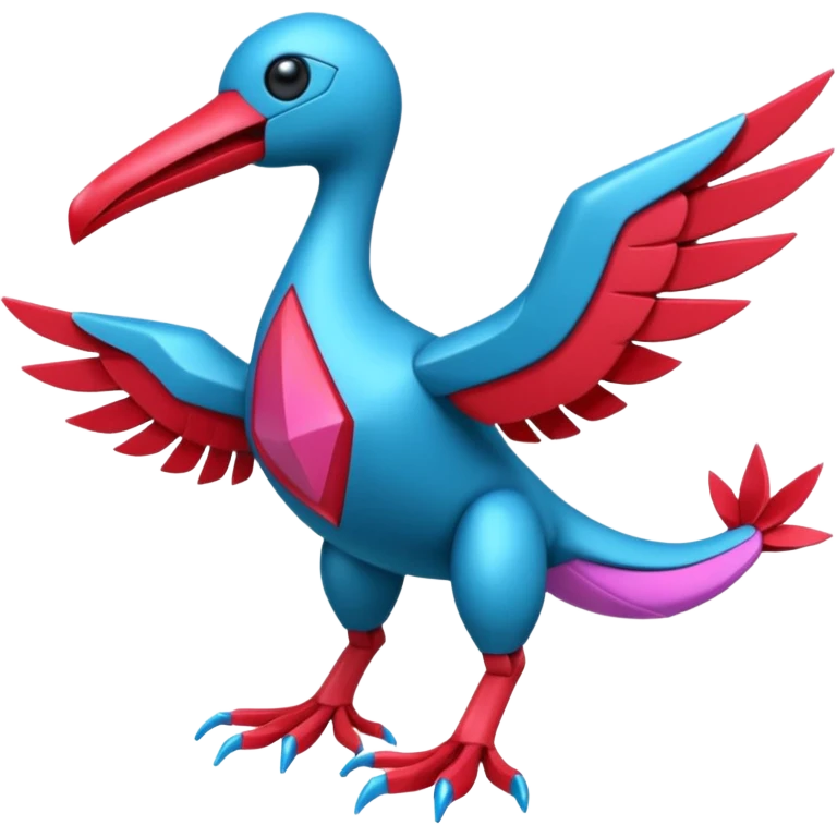 Mandibuzz-Yveltal-Porygon-fusion (full body) emoji