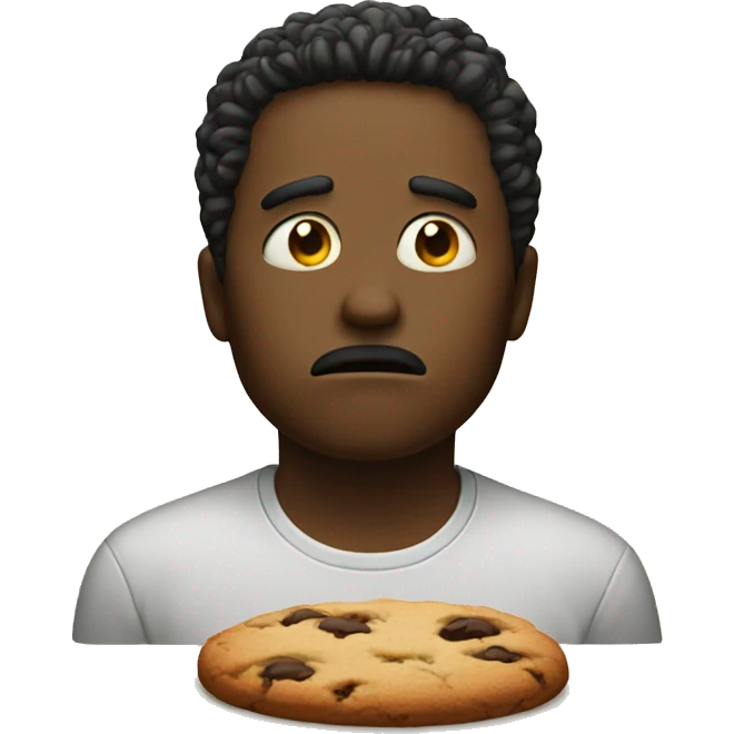 sad cookie emoji