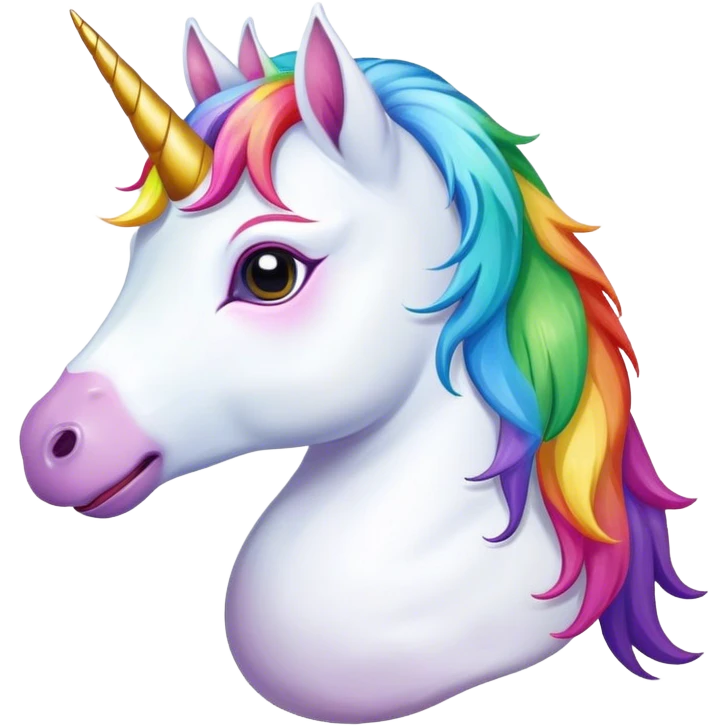 Unicorn with duck emoji