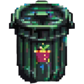 trash bin icon emoji