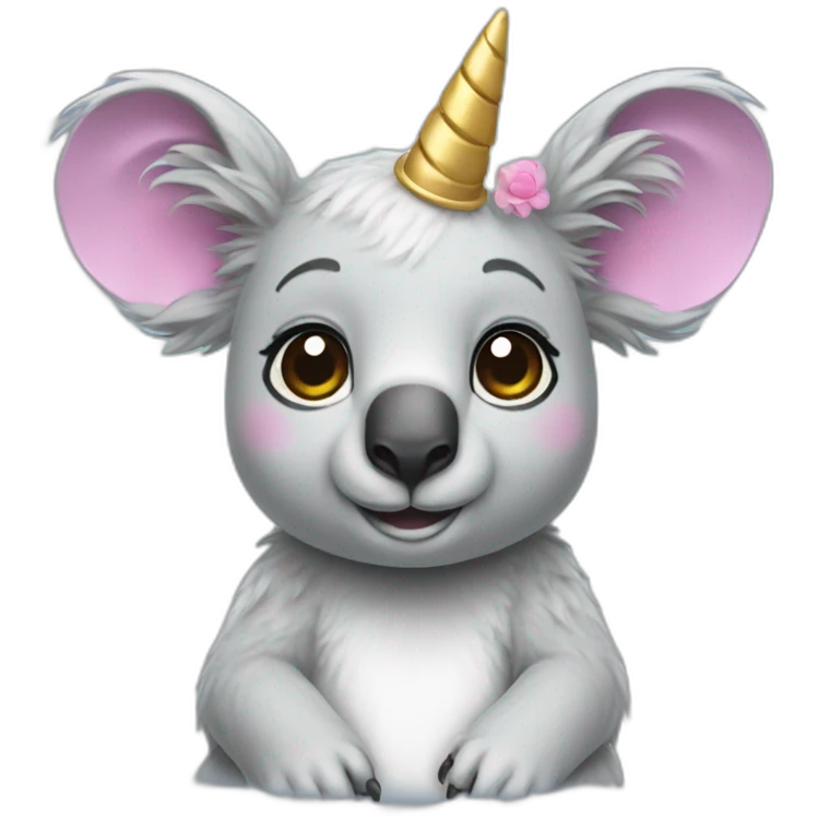 Koala unicorn emoji
