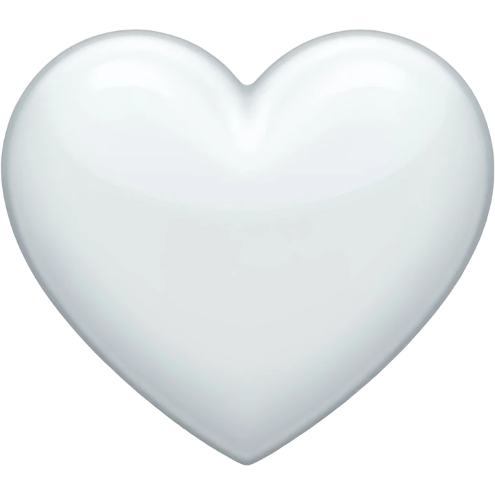 화이트 하트 emoji