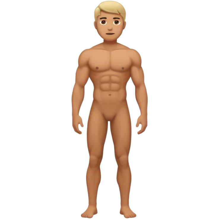 𝐺𝑒𝑛𝑒𝑟𝑎𝑡𝑒 𝑎 𝑛𝑎𝑘𝑒𝑑 𝑚𝑎𝑛 𝑓𝑢𝑙𝑙 𝑏𝑜𝑑𝑦 emoji