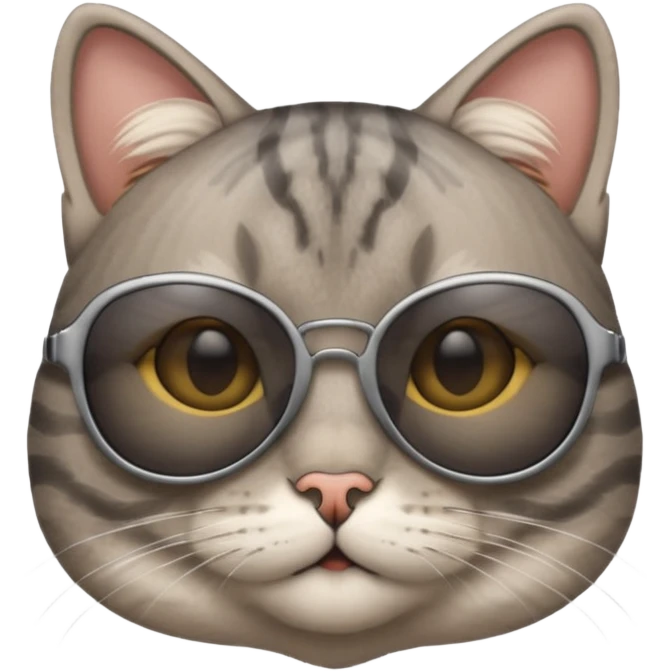 Cat wearing sunglasses emoji