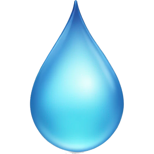 water droplet emoji