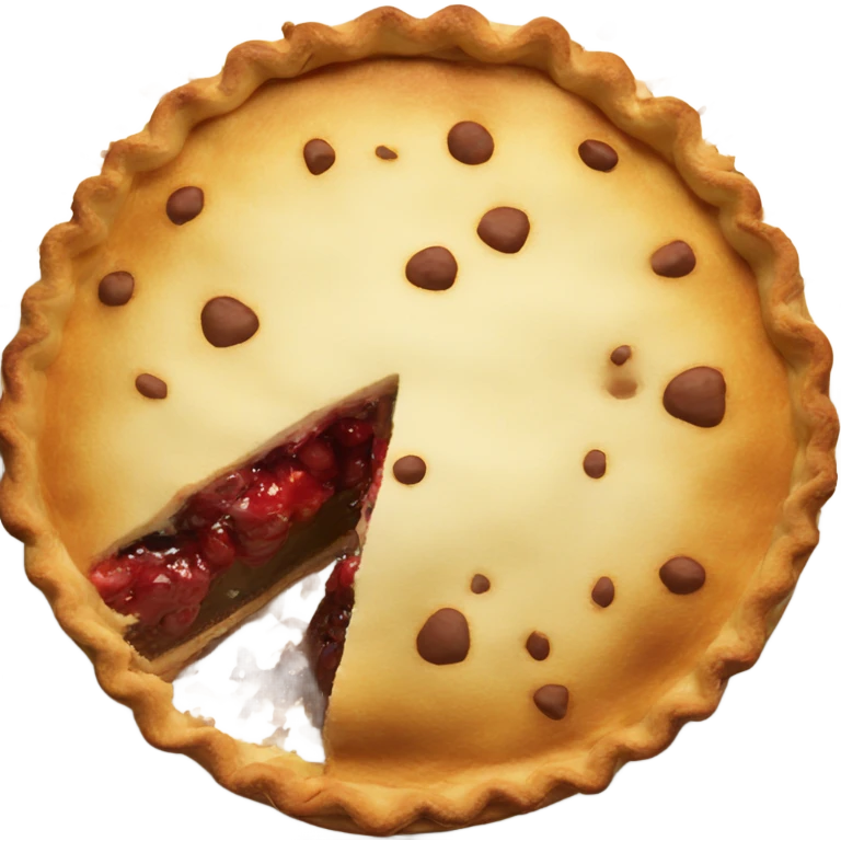 Exploding pie emoji