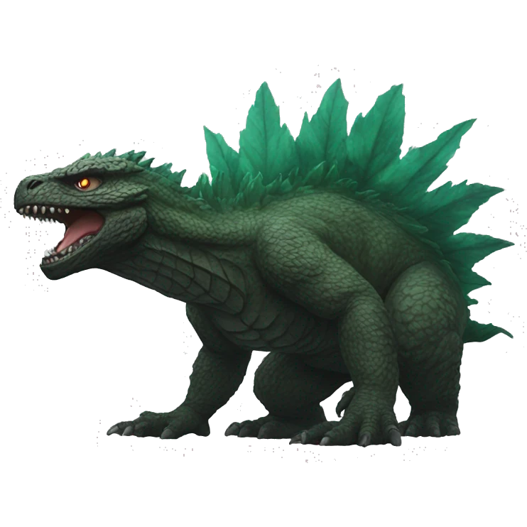 Godzilla evolved emoji