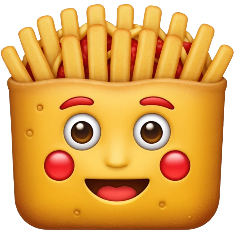Red French frize emoji emoji