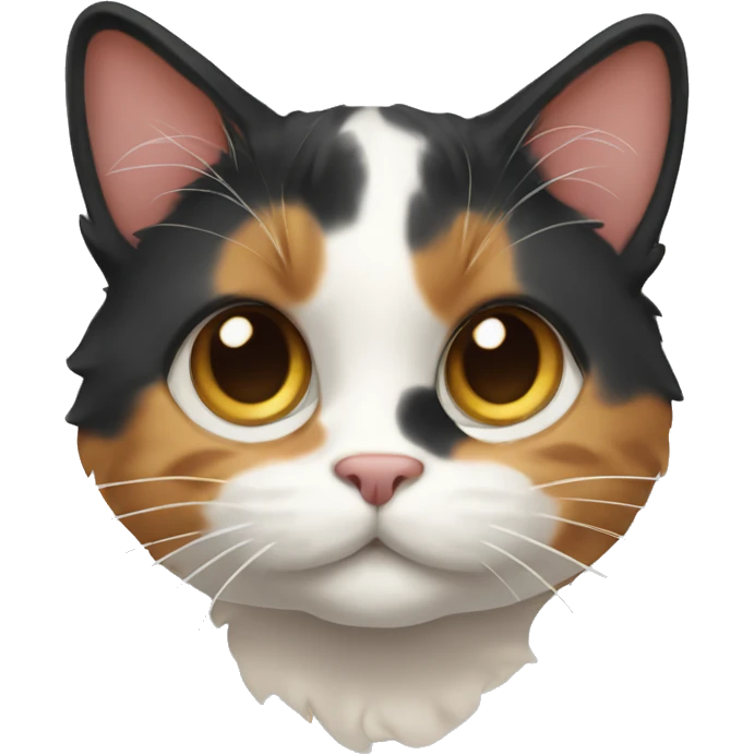 Calico cat emoji