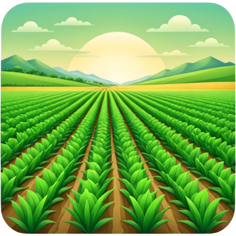 Rise crop field emoji