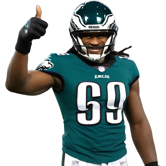Eagles player thumbs up emoji