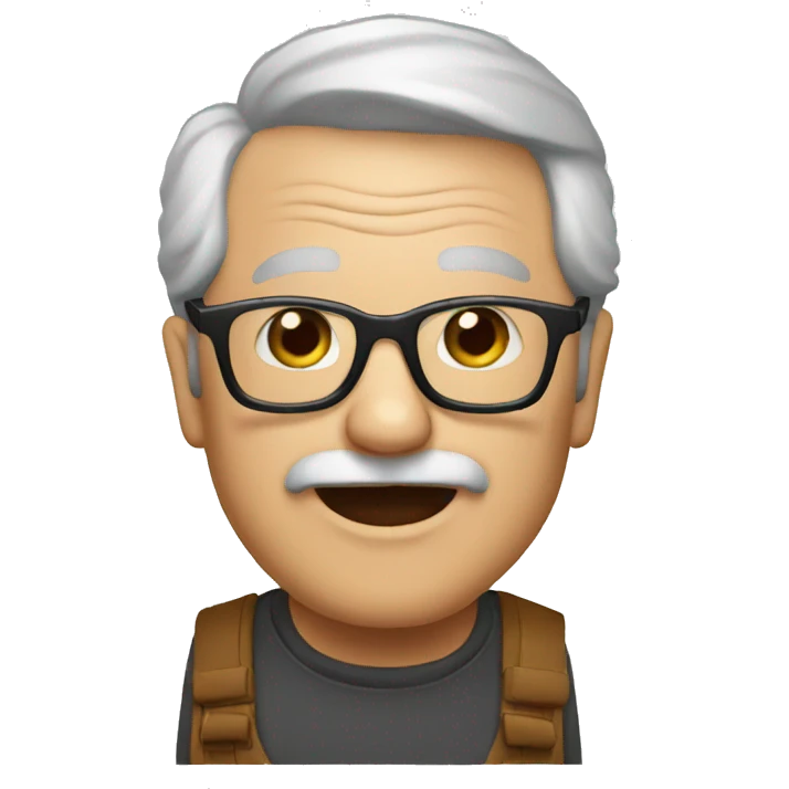 grandpa DJ emoji