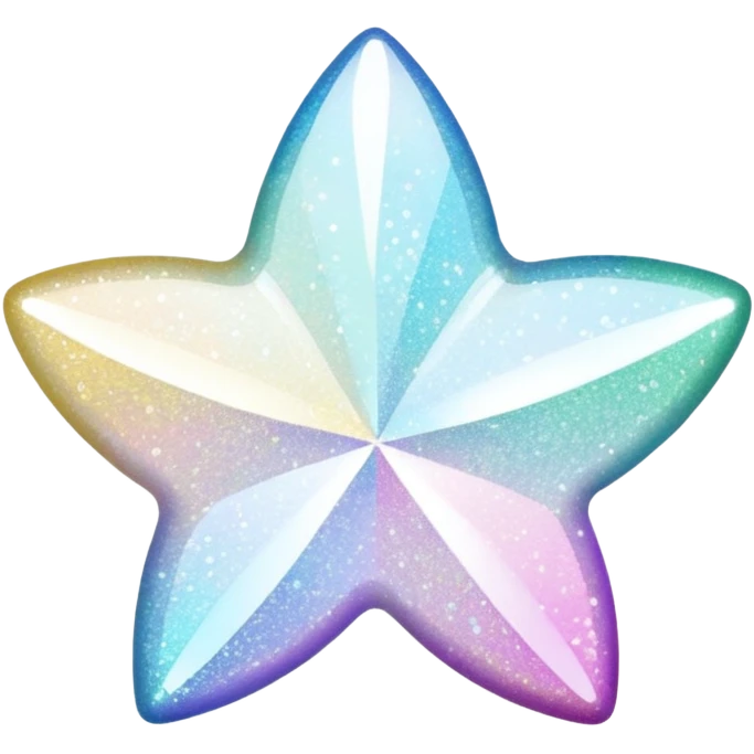 white glory glitter emoji