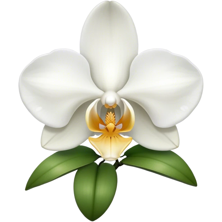 White Orchid emoji