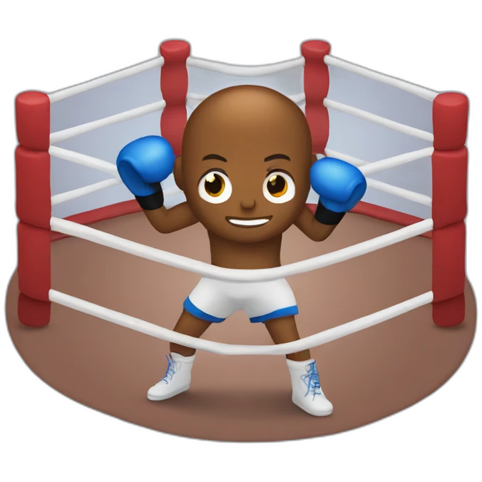 Person in a boxing ring emoji