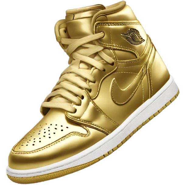 air Jordan 1 gold emoji