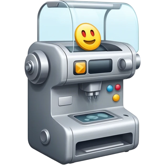 Machine throw by the window emoji