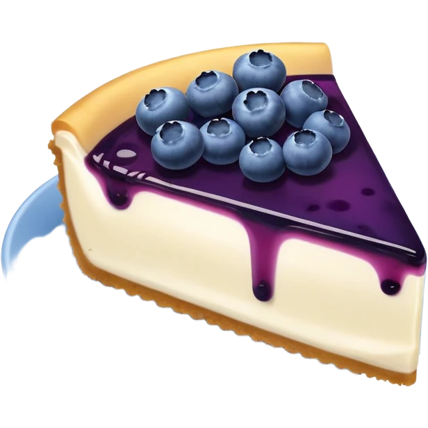 Blueberry Cheesecake  emoji