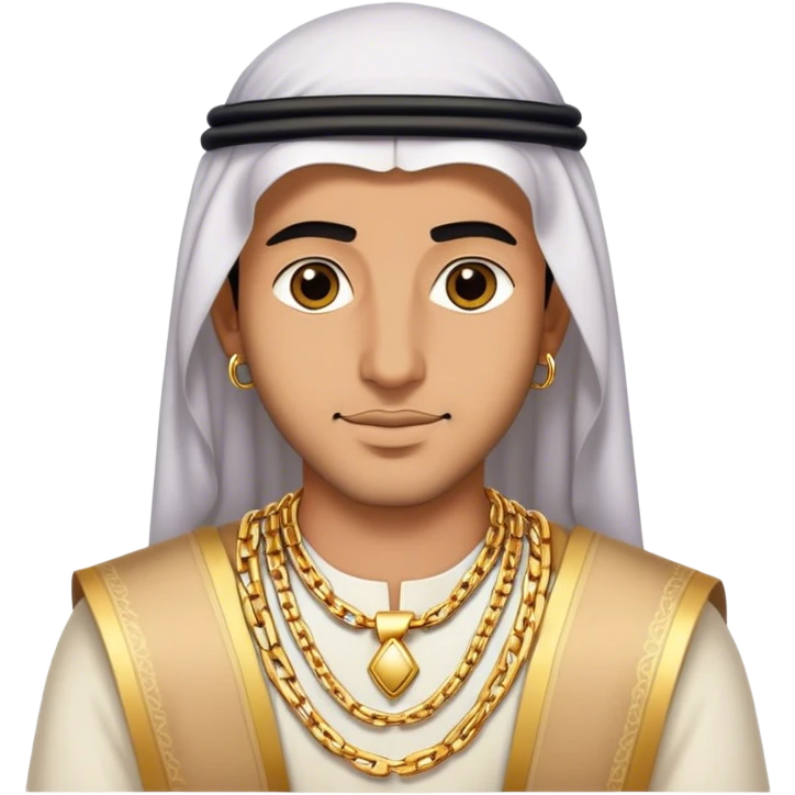 The rich Arab emoji