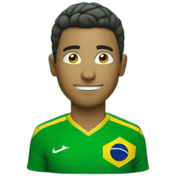 brazilian soccer player one ball emoji
