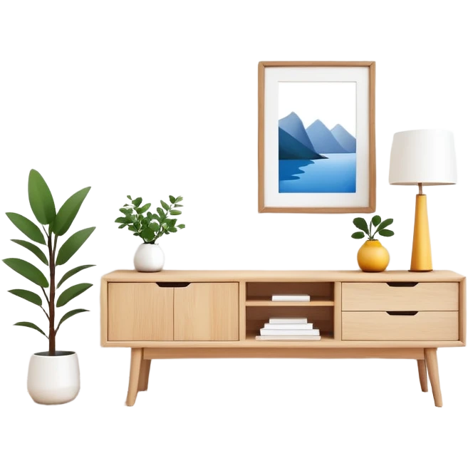 scandinavian style home decor emoji