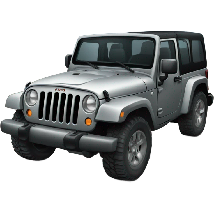 Gray JEEP  emoji