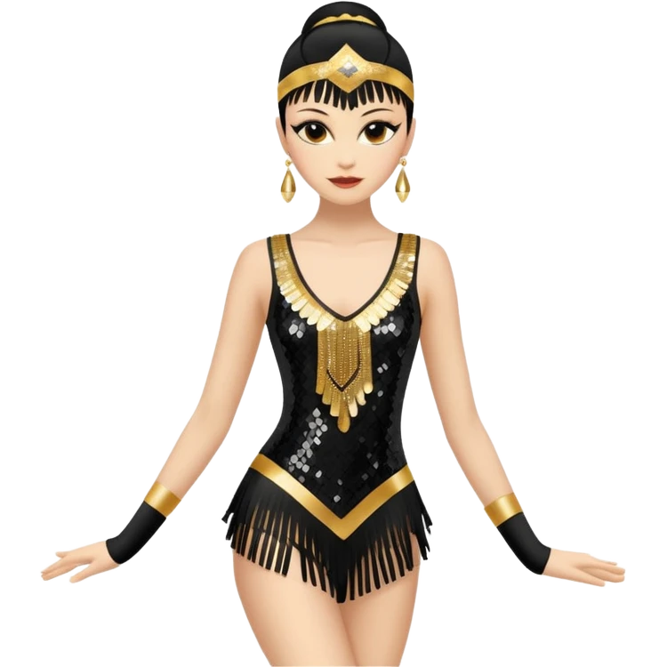 jazz style dance costume emoji