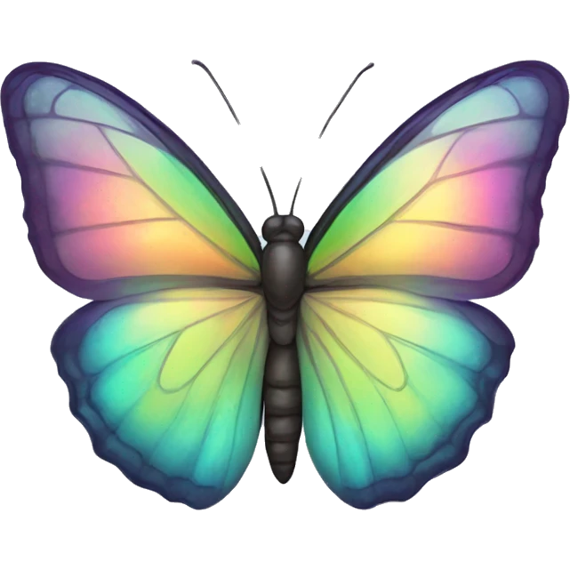 iridescent butterfly emoji