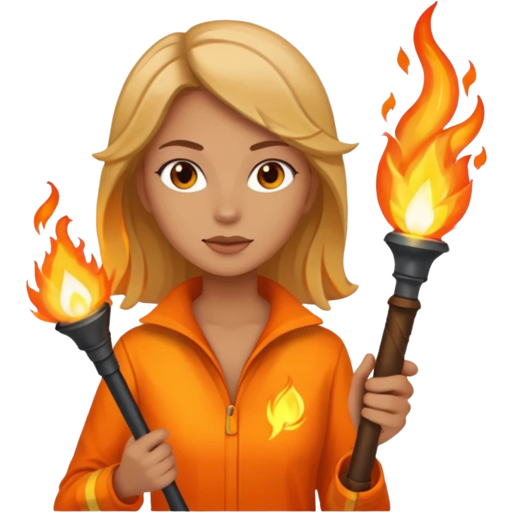 womanThe torchbearer emoji