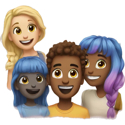 Regenboog With Besties  emoji