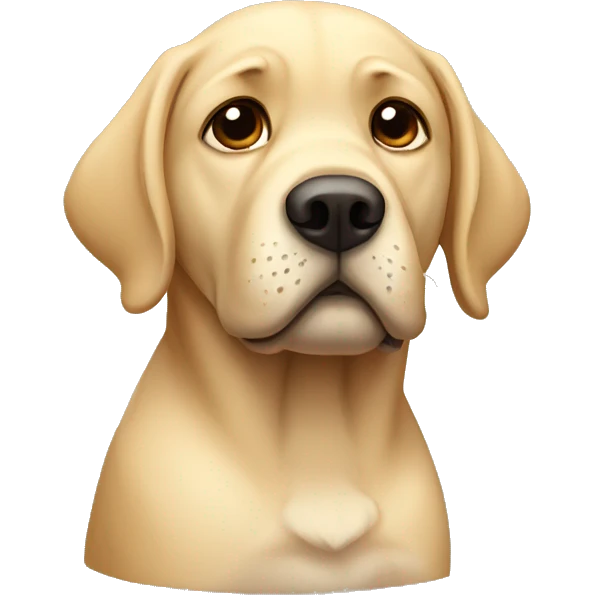 sad Labrador emoji