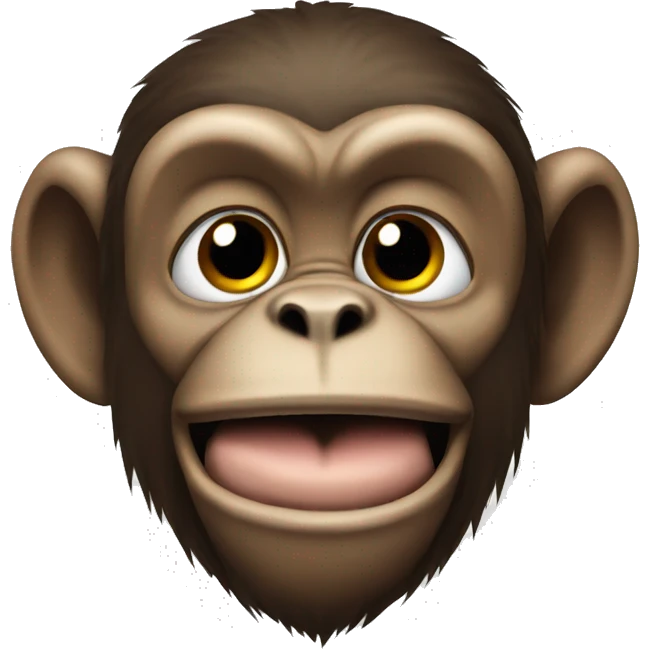 Monkey being naughty emoji
