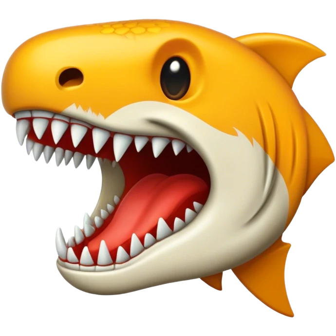The number 1 biting emoji