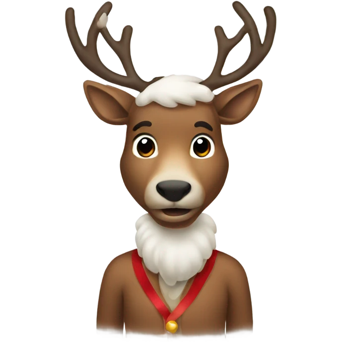 Gay reindeer emoji