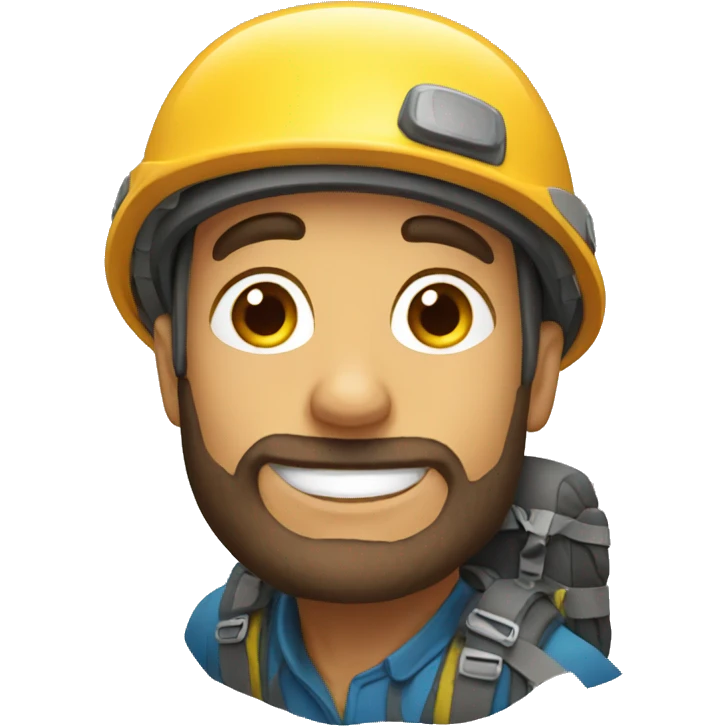climbing mountant man emoji
