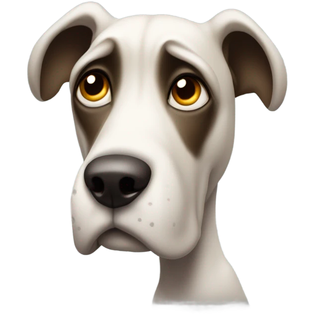 sad dog emoji