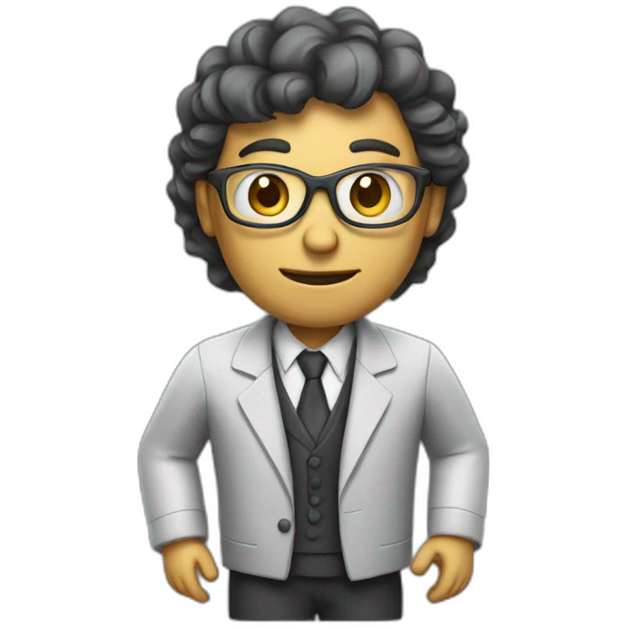 Professor from the Robot emoji