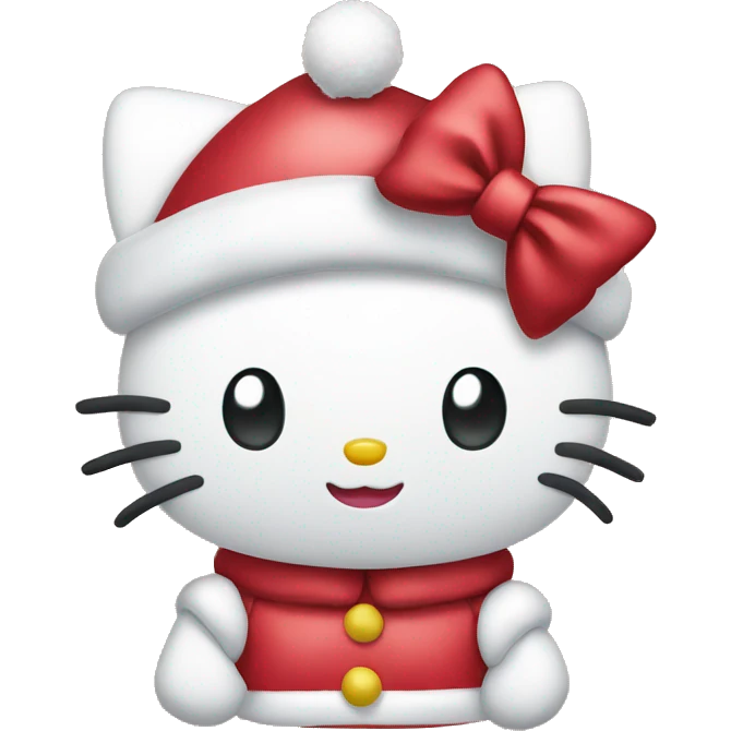 Hello kitty Christmas  emoji