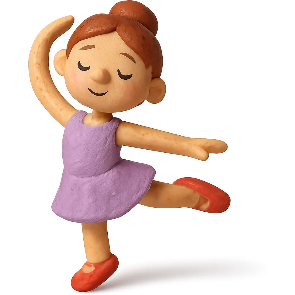 girl doing ballet emoji