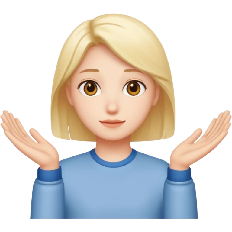 Person doing uwu hands emoji