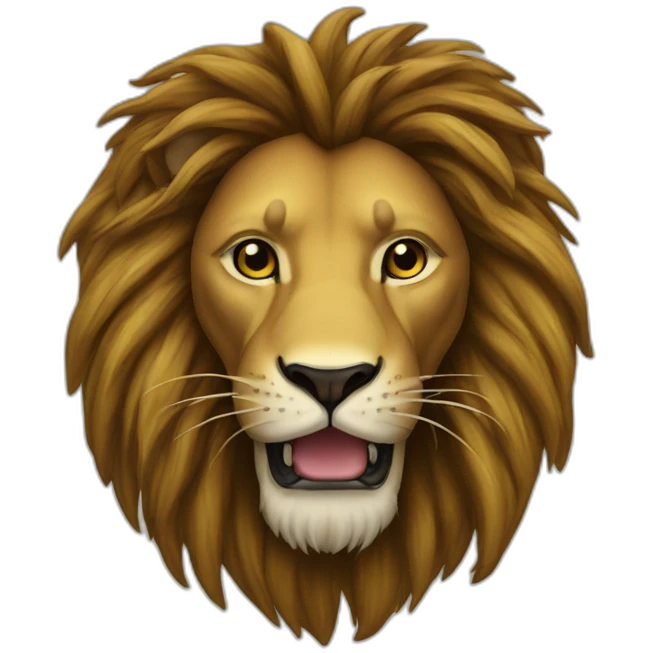 À lion rasta emoji