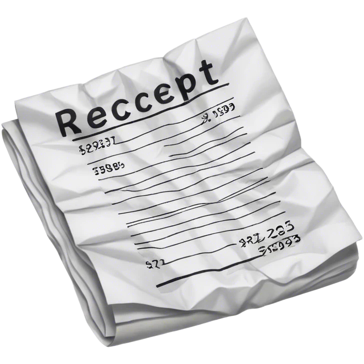 receipt emoji